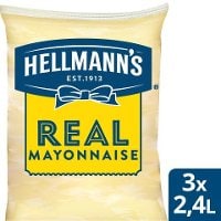 HELLMANN'S  Mayonnaise Påse för dispenser, 79%, 3 x 2,25 kg - 